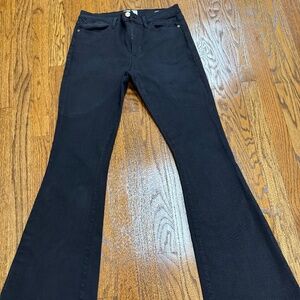 FRAME Le High Flare Jeans Black | Women’s Flare Denim | Size (add size) | Excell